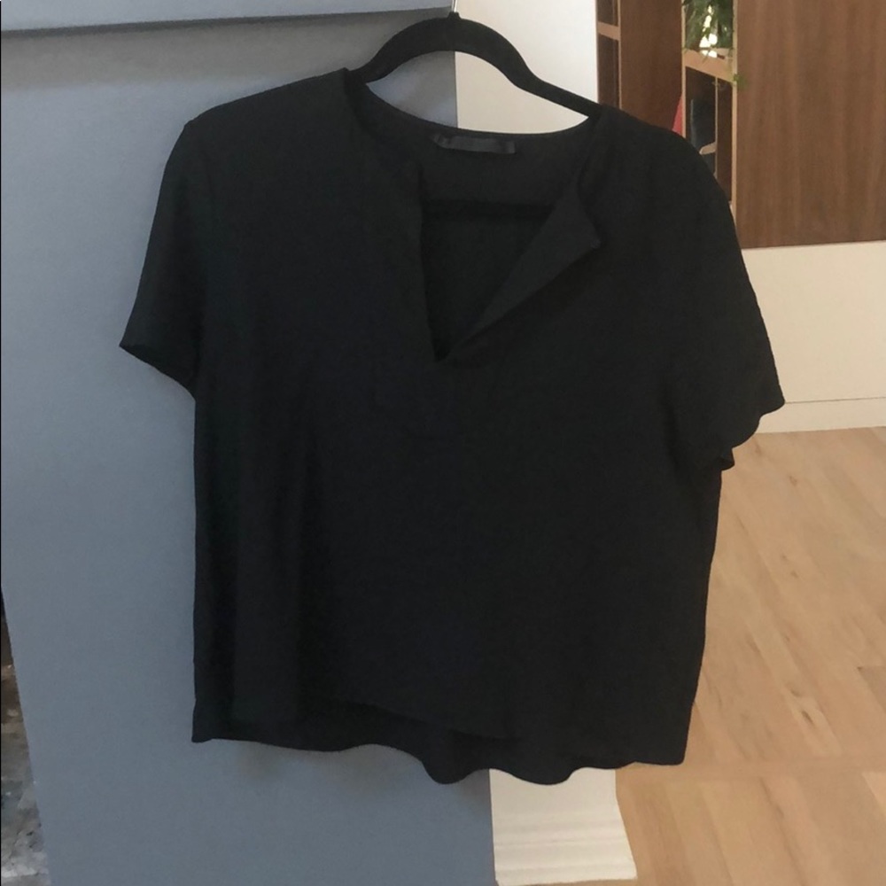 Jenni Kayne boxy black tunic tee